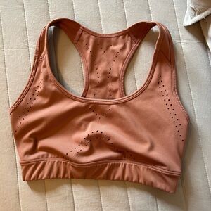 Nude Mojave pink sport bra